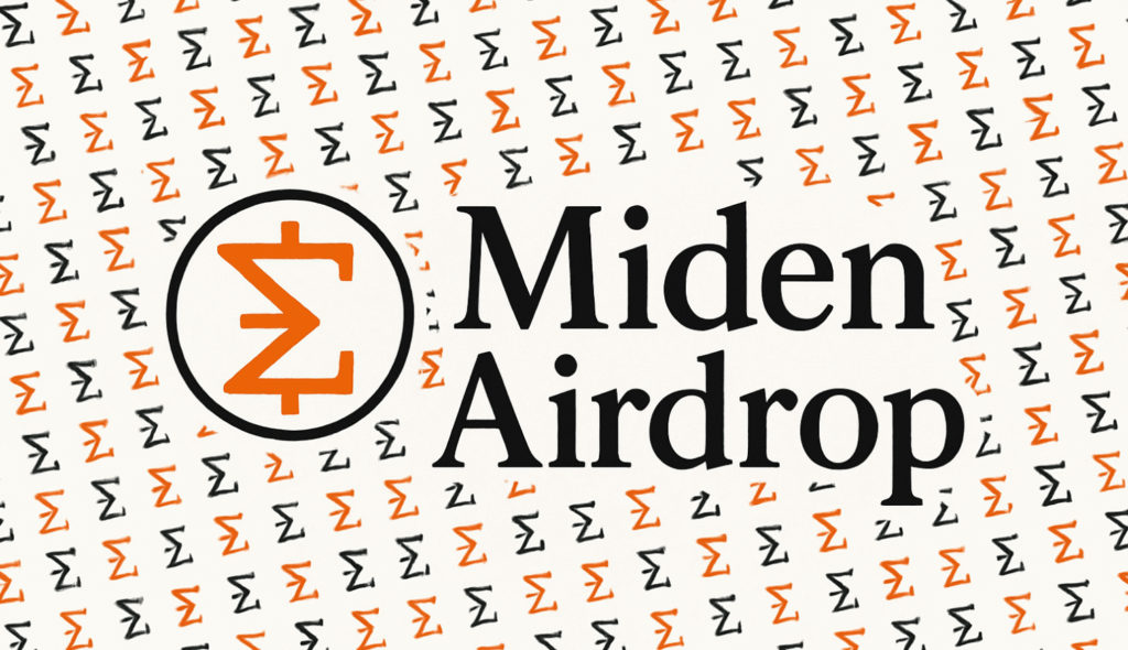Miden Airdrop. Step-By-Step Guide